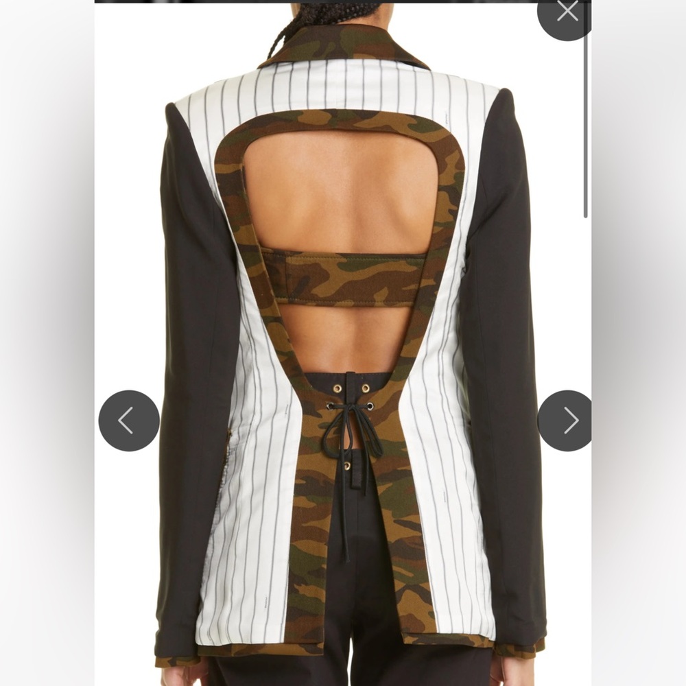 Monse Cutout Blazer - Picture 2 of 3